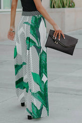 Pantalones anchos con lazo Vacation Cove Plam